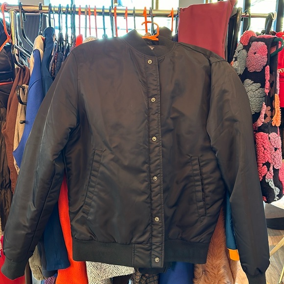 Primark Other - Like New Black Bomber Jacket Snap Buttons Inside Pocket Warm
